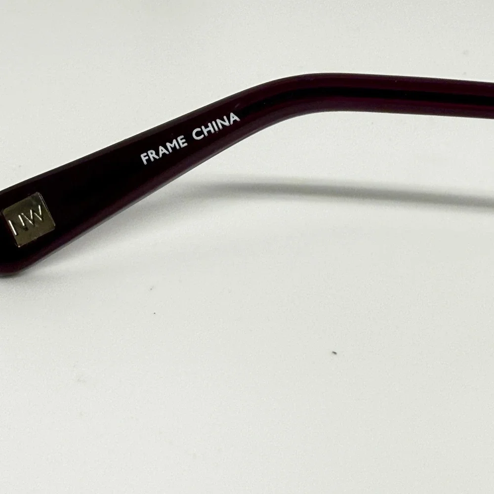 Nine West NW1011 505 Purple Rectangular Metal Eyeglass Frames 52-17-135